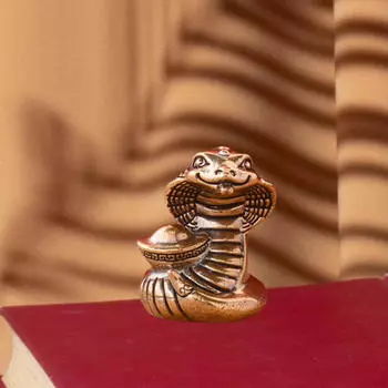 Мини-статуэтка змеи в центре стола, украшение коллекции для дома, китайский декор на год