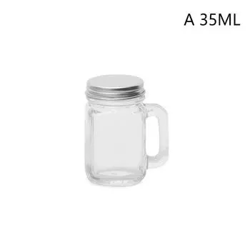 Мини стеклянная герметичная бутылка для джема, меда, кофе, концентрата, молока, сока, герметичная бутылка с крышкой, переносная пустая банка-контейнер