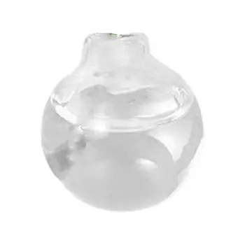 Мини стеклянная ваза магнит на холодильник домашний офис кухонный шкафчик холодильник 3D миниатюрная ваза для цветов магнитное украшение орнамент A