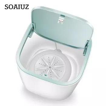 Мини стиральная машина бочка для стирки стиральная машина нижнее белье носки стиральная машина портативная персональная вращающаяся белый