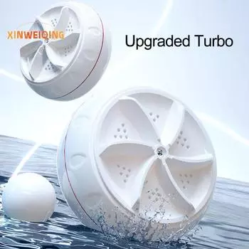 Мини-стиральная машина, мощная, малошумная, стирка нижнего белья, детской одежды, электрическая портативная стиральная машина белый