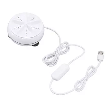 Мини-стиральная машина с ультразвуком и низким уровнем шума, работающая от USB, портативная стиральная машина для нижнего белья, носков, путешествий