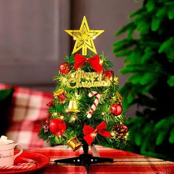 Мини-столешница, украшение для рождественской елки, светодиодный декор, домашний подарок, вечеринка, 30 см One Size