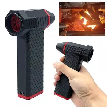 Мини-струйный вентилятор, 110000 об/мин, портативный мощный мощный вентилятор, электронный мини-струйный сухой вентилятор для уборки, кемпинга