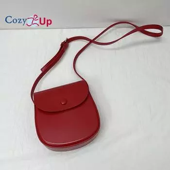 Мини-сумка через плечо Cosy Up, простая маленькая седельная сумка на одно плечо, легкая и универсальная летняя сумка для мобильного телефона 21x16x5cm красный