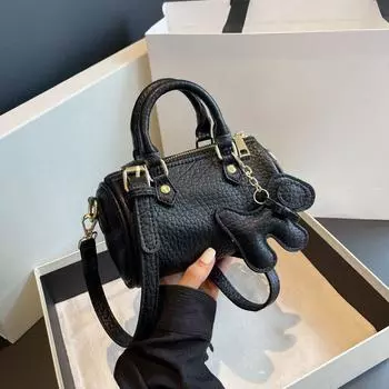 Мини-сумка через плечо для женщин, летняя новая корейская модная сумка-подушка для девочек, милый кошелек и сумочка Sac A Main Femme 18x10x11cm розовый