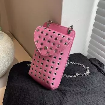 Мини-сумка через плечо для женщин, маленькая квадратная, для сотового телефона, для девочек, новая