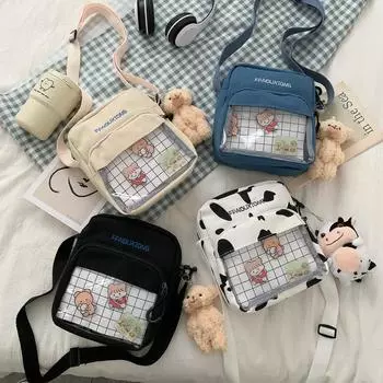 Мини-сумка через плечо для женщин, модные маленькие женские холщовые сумки на плечо, корейский кошелек для телефона, милая многофункциональная квадратная сумка для девочек
