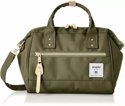 мини-сумка через плечо с креплением для воды, маленькая CROSS BOTTLE ATH0851R Зеленая [Anello] 2-сторонняя застежка, водоотталкивающая, сумка,