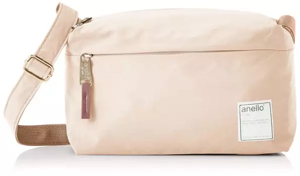 Мини-сумка через плечо с водоотталкивающей пропиткой, легкая, кроссбоди CIRCLE ATT0701, светло-бежевая [Anello], женская