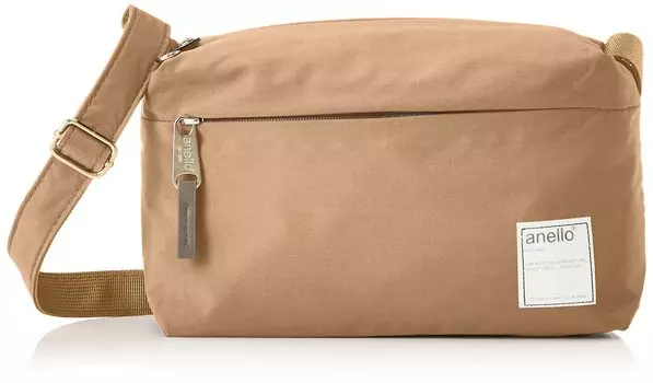 Мини-сумка через плечо с водоотталкивающей пропиткой, легкая, кроссбоди CIRCLE ATT0701 бежевая [Anello] женская