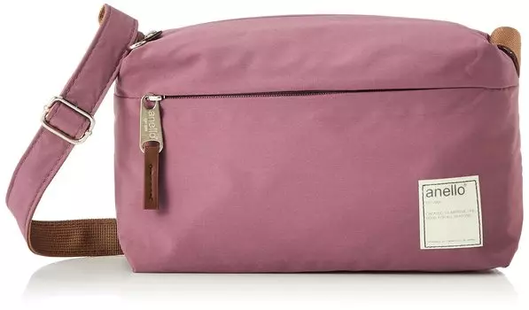 Мини-сумка через плечо с водоотталкивающей пропиткой, легкая, кроссбоди CIRCLE ATT0701, темно-розовая [Anello], женская