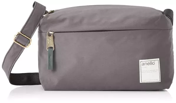 Мини-сумка через плечо с водоотталкивающей пропиткой, легкая, кроссбоди CIRCLE ATT0701, серая [Anello] женская