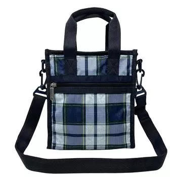 Мини-сумка через плечо, сумка через плечо, 2WAY MINI TOTE 3714 BLUE [LeSportsac] женская N/S (ГЛУБОКИЙ ТАРТАН) [Элемент]