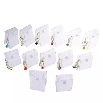 Мини-сумка для демонстрации кукол в стиле аниме, прозрачный кошелек для монет, квадратный мешочек-органайзер, кошелек для ключей, помады, наушников, сумка для хранения 6*3*7cm