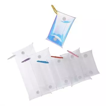 Мини-сумка для демонстрации кукол в стиле аниме, прозрачный кошелек для монет, брелок, подвеска, квадратный мешочек, органайзер, сумка для хранения ключей, помады и наушников A-5.5*8.5CM