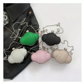 Мини-сумка для губной помады с пайетками, женская сумка, новинка 2024 года, модный и нишевый дизайн, модная цепочка через плечо на одно плечо