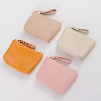Мини-сумка для хранения из искусственной кожи, кошелек на молнии, портативная сумка для помады