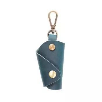 Мини-сумка для ключей из натуральной кожи, роскошный карманный брелок для ключей, мужской чехол для ключей от машины, автомобильный аксессуар