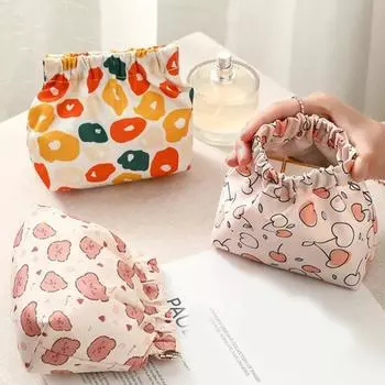 Мини-сумка для макияжа, портативная самозакрывающаяся сумка для хранения шрапнели, косметичка для помад, ключей, ювелирных изделий Bear