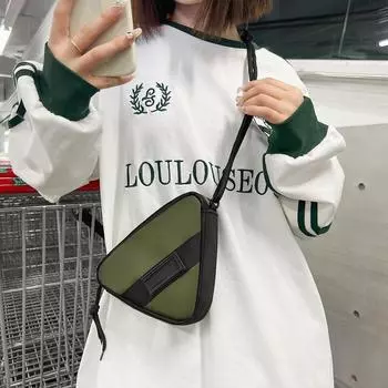 Мини-сумка для мелочи, сумка для наушников, хип-хоп-персона, маленькая сумка, сумка для карт, сумка для ключей, сумка-мессенджер, крутая мужская сумка-подвеска. чёрный