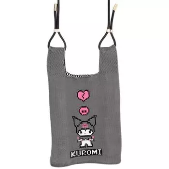 Мини-сумка из трикотажной ткани Sanrio Characters IP BR A Kuromi