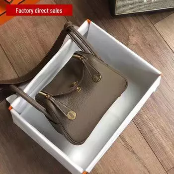 Мини-сумка Lindy 2025: Сумка через плечо First Layer Lychee из коровьей кожи для женщин Mini 20cm