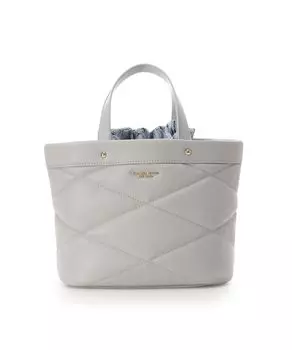 Мини-сумка на кулиске Samantha Thavasa Petit Choice, стеганая синий