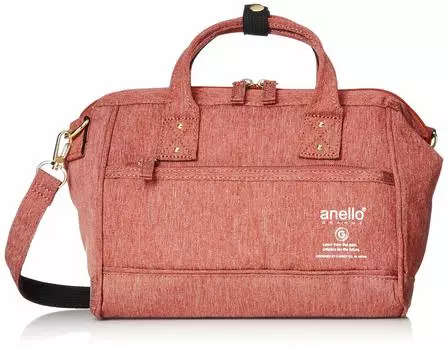 Мини-сумка на плечо 2WAY с застежкой SPS Розовая [Anello Grande] GU-H2311