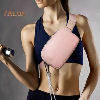 Мини-сумка на пояс с регулируемым ремешком, водонепроницаемая сумка через плечо для женщин и мужчин, спортивная поясная сумка для тренировок, путешествий, бега, походов, велоспорта серый