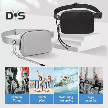 Мини-сумка на пояс с регулируемым ремешком, водонепроницаемая сумка через плечо для женщин и мужчин, спортивная поясная сумка для тренировок, путешествий, бега, походов, велоспорта зелёный