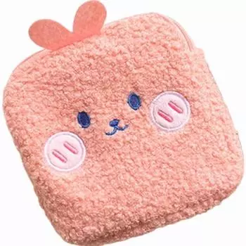 Мини-сумка-сумка Claires cute характер Bubble в виде кролика, розовая, 1 шт.