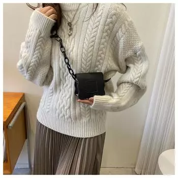 Мини-сумка Сумки Pure Color Personality Маленькая квадратная сумка жёлтый