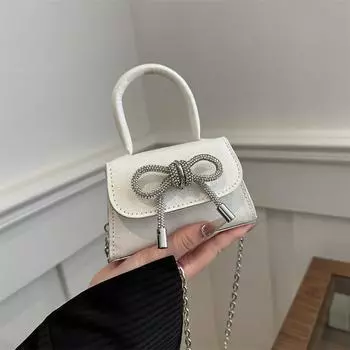 Мини-сумка-тоут Bow Fashion Spring Shoulder Crossbody Bag Сумка для мелочей розы красного