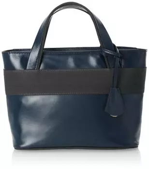 Мини-сумка-тоут темно-синего цвета [Aniari] 32-02001