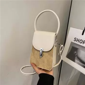 Мини-сумка женская летняя сумка 2025 года модная сумка через плечо в иностранном стиле сумка для мобильного телефона
