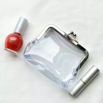 Мини-сумки для денег, железный зажим для рта, кредитная карта, маленький держатель, прозрачный кошелек для монет, кошелек для мелочи серебряный