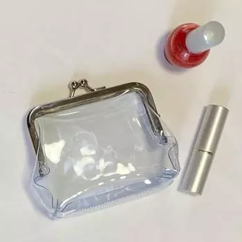 Мини-сумки для денег, железный зажим для рта, кредитная карта, маленький держатель, прозрачный кошелек для монет, кошелек для мелочи золотой