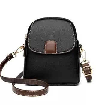 Мини-сумки квадратной формы, универсальная сумка через плечо, повседневная модная кожаная сумка, сумка для мобильного телефона для женщин и девочек