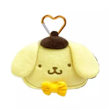 Мини-сумочка для лица Hatayama Shoji с карабином Pompompurin H8 x W11 x D3 см 63202404