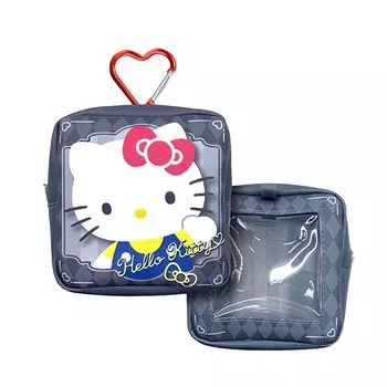 Мини-сумочка Hatayama Shoji Sanrio с принтом и прозрачным окошком Favorite Hello Kitty. Размеры приблизительно: В11 x Ш11 x Г5 см, 34202163: