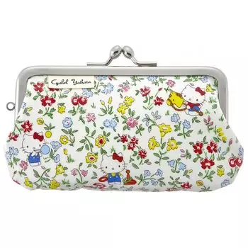 Мини-сумочка Hello Kitty с застежкой Sanrio Character Liberty Print Floral Pouch Mini Small Makeup Bag Косметичка Cute Made in Japan Kitty Playground
