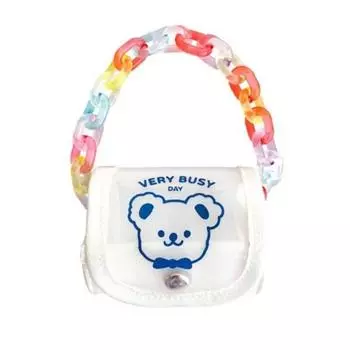 Мини-сумочка Little Daisy Bear на цепочке конфет
