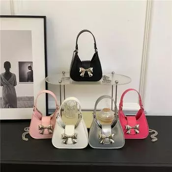 Мини-сумочка Niche Bow, новая модная милая и классная мини-сумка с помадой, сумка через плечо для женщин