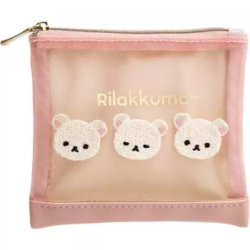 Мини-сумочка Rilakkuma De Manpuku Mesh Korilakkuma CA56102 В11 x Ш12 x Г1см Размер San-X Minna Makumaku