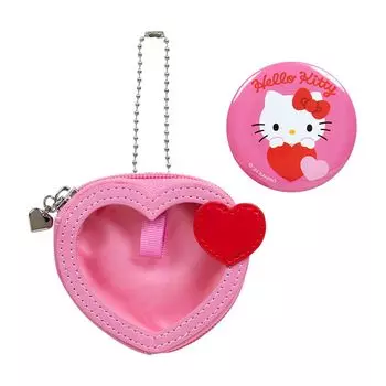 Мини-сумочка Sanrio, награда за персонажа со значком, 3-е издание, серия «Цветное сердце», персонаж Hello Kitty Hello Kitty 432482