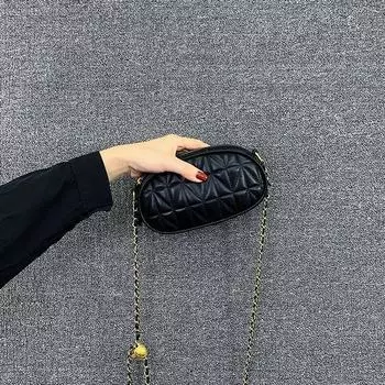 Mini Super Best-Selling Ins Niche Style Crossbody Women s Bag Black