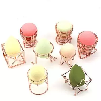 Мини-сушильная стойка для макияжа, сушильная вешалка, косметическая пудра для макияжа, блендер, стеллаж для хранения, подставка для сушки губки, держатель