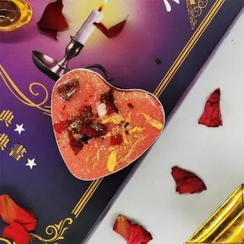 Мини-свечи для проявления, травяные свечи для намерений, неароматизированные свечи из сухоцветов с хрустальными чайными свечами