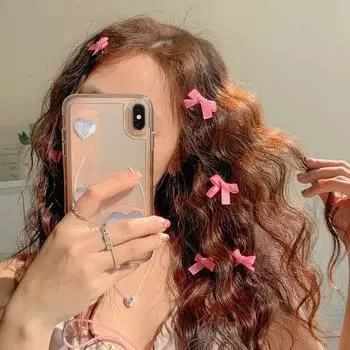 Мини-заколки-бантики для волос, балетные ленты, банты, заколки для волос, корейские девушки, мини-заколки для волос, женские головные уборы, аксессуары для волос